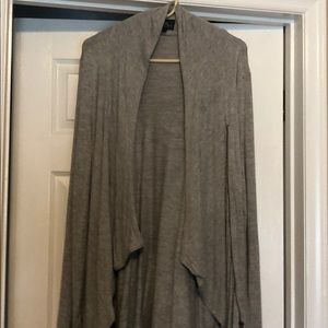 Stitch fix gray zipper cardigan